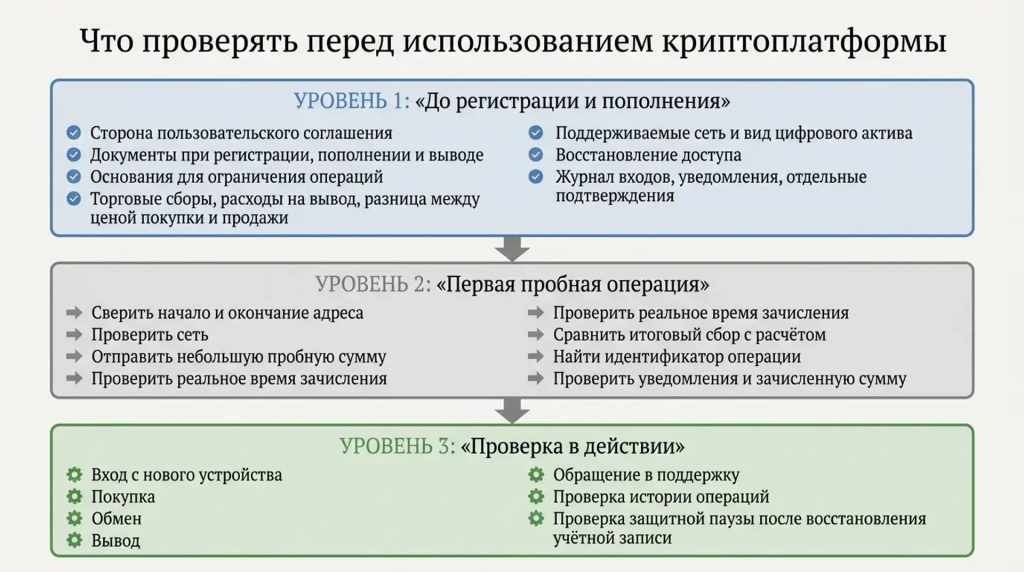Что проверять перед использованием криптоплатформы